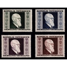 1945 - Østrig - AFA 670-73 - Komplet sæt - Postfrisk.